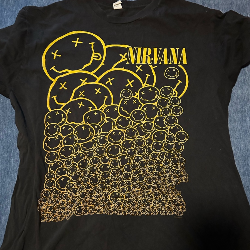 Nirvana Black Graphic Tee
